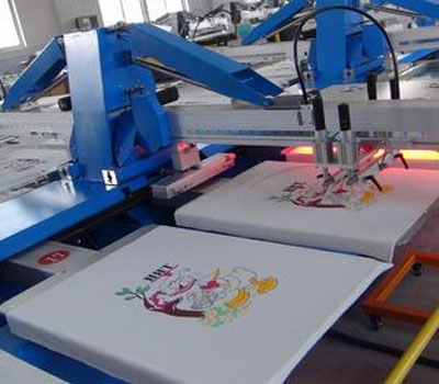 Automatic screen printing